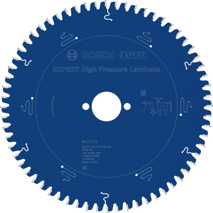 BoschEXPERT 高压层压板圆锯片。